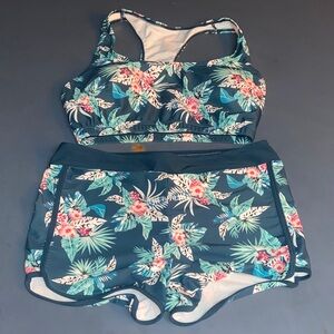 Floral Print Women's Bikini Set